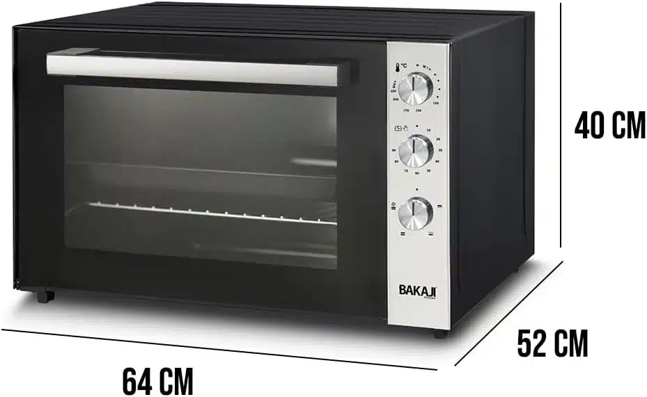 Bakaji Forno Elettrico Ventilato- 70 litri, 2500W 2 Forno elettrico ventilato Bakaji