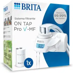 Filtro acqua rubinetto brita, display contalitri digitale, depuratore acqua, filtri rubinetto