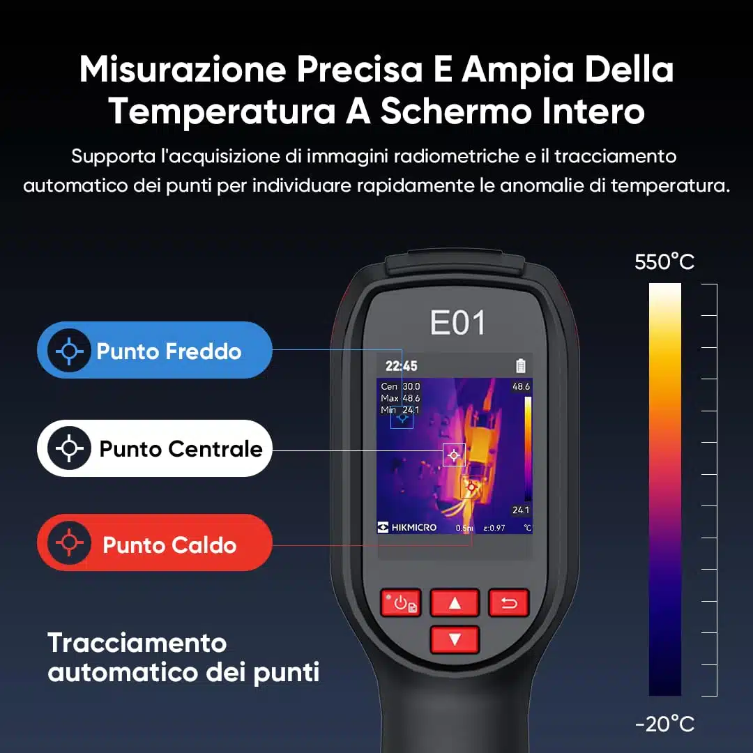 Termocamera compatta HIKMICRO E01 4 Termocamera Hikmicro - telecamera termica , ispezione termica , risoluzione termica (4)