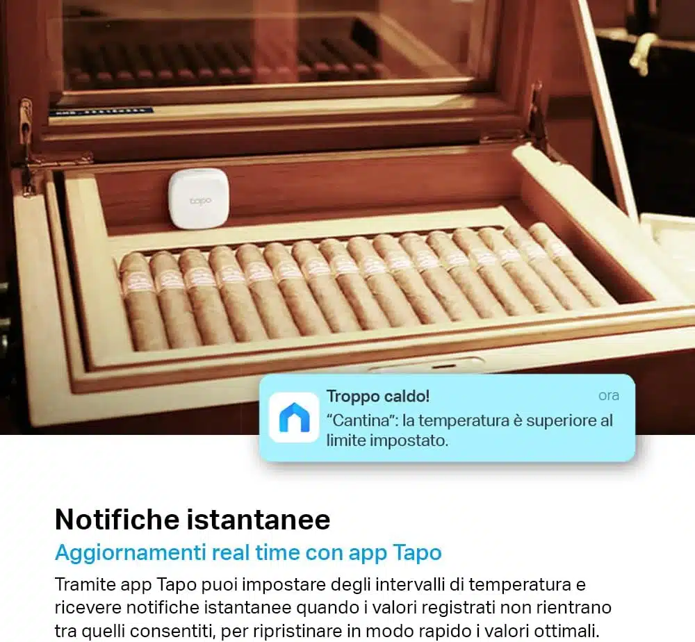 Tapo T310 - Sensore di monitoraggio Temperatura e Umidità 3 tapo - sensore di monitoraggio temperatura e umidità 3